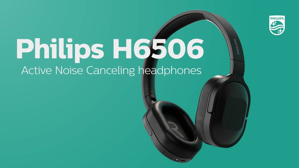 Philips 6500 series TAH6506BK/00 headphones/headset Wired & Wireless Head-band Music USB Type-C Bluetooth Black TAH6506BK/00 840063201958