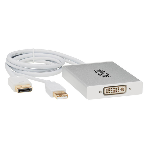Tripp Lite P134-06N-DVI-DL DisplayPort to DVI Dual-Link Active Adapter Video Converter (M/F), 6-in. (15.24 cm) P134-06N-DVI-DL 037332198716