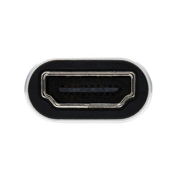 Tripp Lite U444-F5N-HDR USB-C to HDMI Flat Adapter Cable (M/F), 4K 60 Hz, HDR, Thunderbolt 3 Compatible, Black, 5 in. (12.7 cm) U444-F5N-HDR 037332255402