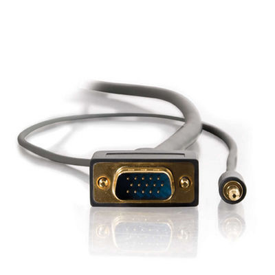 C2G 28250 video cable adapter 1.8 m VGA (D-Sub) + 3.5mm Black 28250 757120282501
