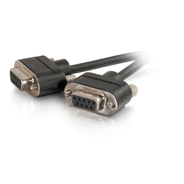 C2G 10ft DB9 serial cable Black 3.05 m 52149 757120521495