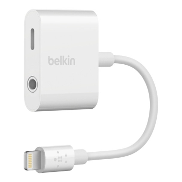 Belkin RockStar mobile phone cable White 3.5mm Lightning F8J212BTWHT 745883734108