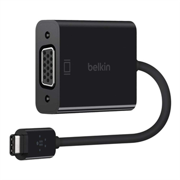 Belkin USB-C\VGA USB graphics adapter Black F2CU037BTBLK 745883698608