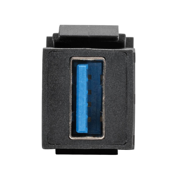 Tripp Lite U325-000-KP-BK USB 3.0 All-in-One Keystone/Panel Mount Coupler (F/F), Black U325-000-KP-BK 037332195630