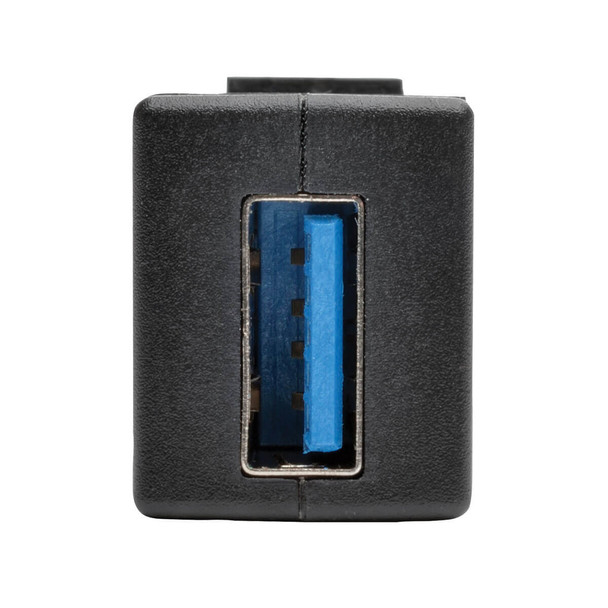 Tripp Lite U325-000-KP-BK USB 3.0 All-in-One Keystone/Panel Mount Coupler (F/F), Black U325-000-KP-BK 037332195630