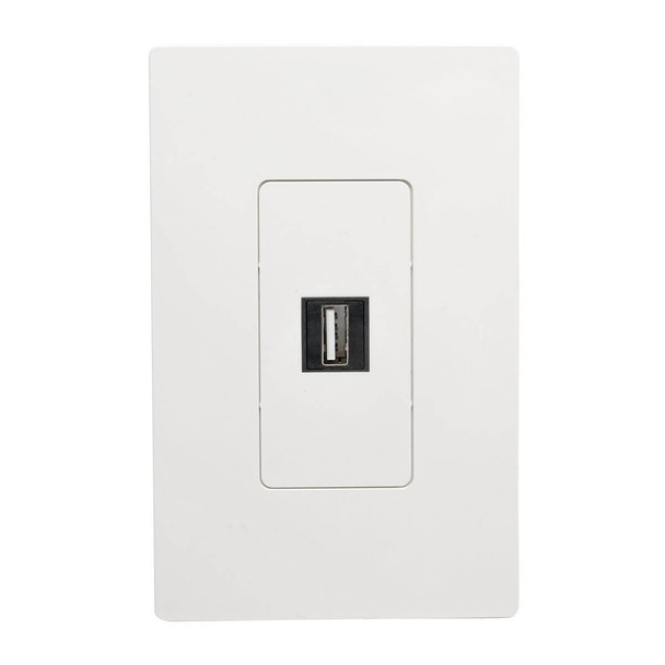 Tripp Lite USB 2.0 All-in-One Keystone/Panel Mount Angled Coupler (F/F), Black U060-000-KPA-BK 037332195692