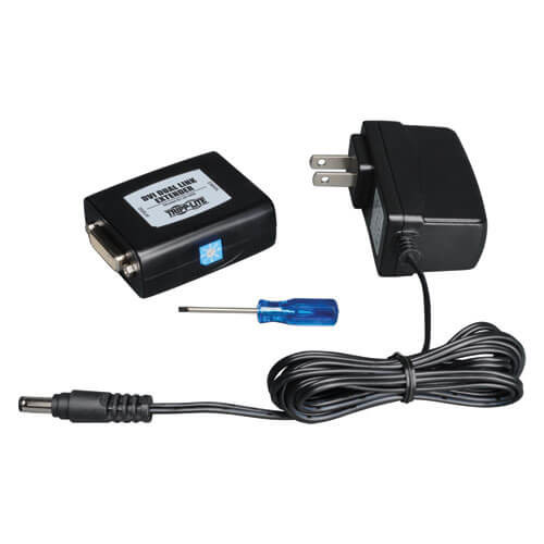 Tripp Lite DVI Extender Equalizer, Dual-Link Video Repeater, 2560x1600 at 60Hz (DVI F/F) B120-000 037332130297