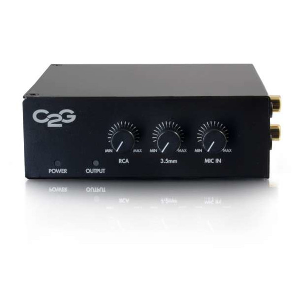 C2G 40880 audio amplifier Home Black 40880 757120408802