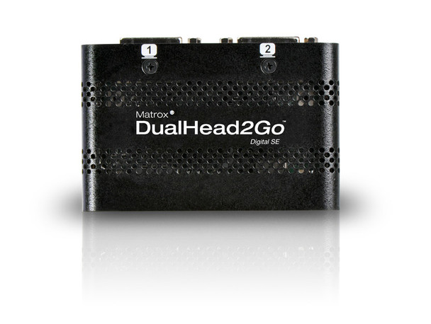 Matrox DualHead2Go Digital SE DisplayPort 2x DVI-D D2G-DP2D-IF 790750242484
