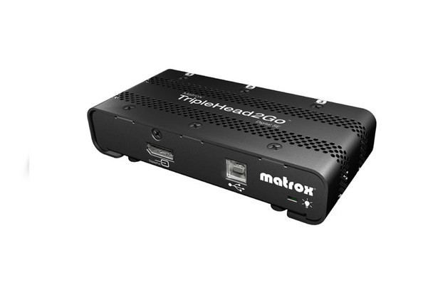 Matrox TripleHead2Go Digital SE DVI/DisplayPort 3x DVI-D T2G-DP3D-IF 790750242996