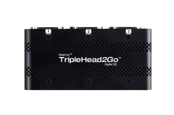 Matrox TripleHead2Go Digital SE DVI/DisplayPort 3x DVI-D T2G-DP3D-IF 790750242996