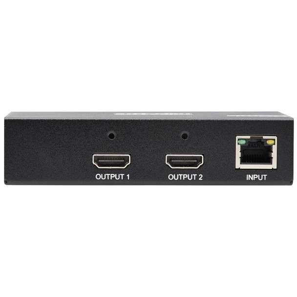 Tripp Lite B127A-2A0-BH 2-Port HDMI over Cat6 Receiver - 4K 60 Hz, HDR, 4:4:4, PoC, HDCP 2.2, 230 ft. (70.1 m), TAA B127A-2A0-BH 037332264053