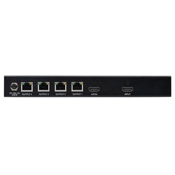 Tripp Lite B127P-004-H 4-Port HDMI over Cat6 Splitter/Extender, 4K 60 Hz, HDR, PoC, Multi-Resolution Support, 125 ft., TAA B127P-004-H 037332239198