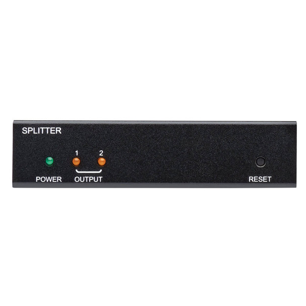 Tripp Lite B127P-002-H 2-Port HDMI over Cat6 Splitter/Extender, 4K 60 Hz, HDR, PoC, Multi-Resolution Support, 125 ft., TAA B127P-002-H 037332239181