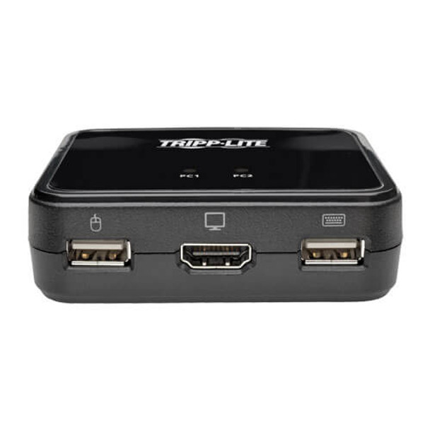 Tripp Lite 2-Port USB/HD Cable KVM Switch with Audio/Video, Cables and USB Peripheral Sharing 40807