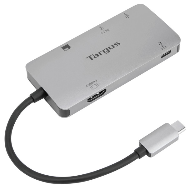 Targus ACA953USZ interface hub USB 3.2 Gen 2 (3.1 Gen 2) Type-C 5000 Mbit/s Grey ACA953USZ 092636343972