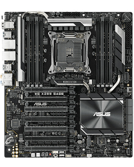 ASUS WS X299 SAGE Intel X299 LGA 2066 (Socket R4) SSI CEB WS X299 SAGE 889349853672