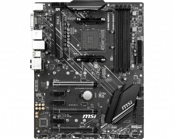 MSI X470 Gaming Plus Max AMD X470 Socket AM4 ATX B450GPLMAX 824142189696
