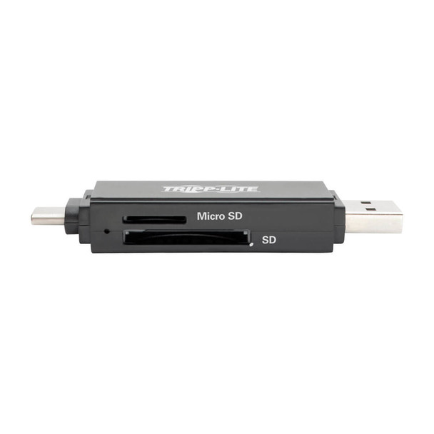 Tripp Lite U452-000-SD-A USB-C Memory Card Reader, 2-in-1 USB-A/USB-C, USB 3.1 Gen 1 U452-000-SD-A 037332206626