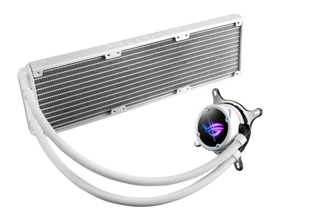 ASUS ROG STRIX LC II 360 ARGB WHITE EDITION Processor All-in-one liquid cooler 12 cm Black ROG STRIX LC II 360 ARGB WE 195553544603