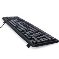 Verbatim Slimline USB keyboard QWERTY US International Black 40832