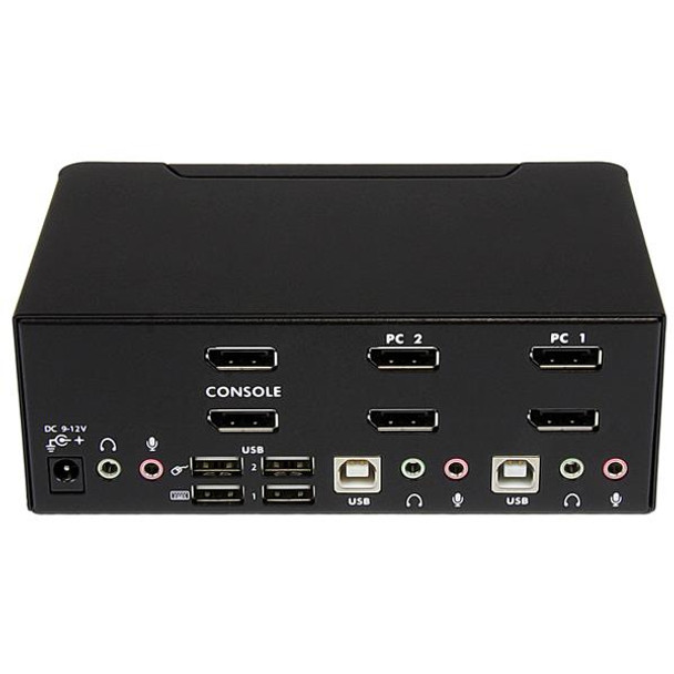 StarTech.com 2-Port DisplayPort Dual-Monitor KVM Switch - 4K 60Hz 40853