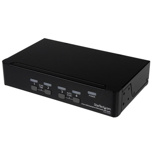 StarTech.com 4 Port USB DisplayPort KVM Switch with Audio 40899