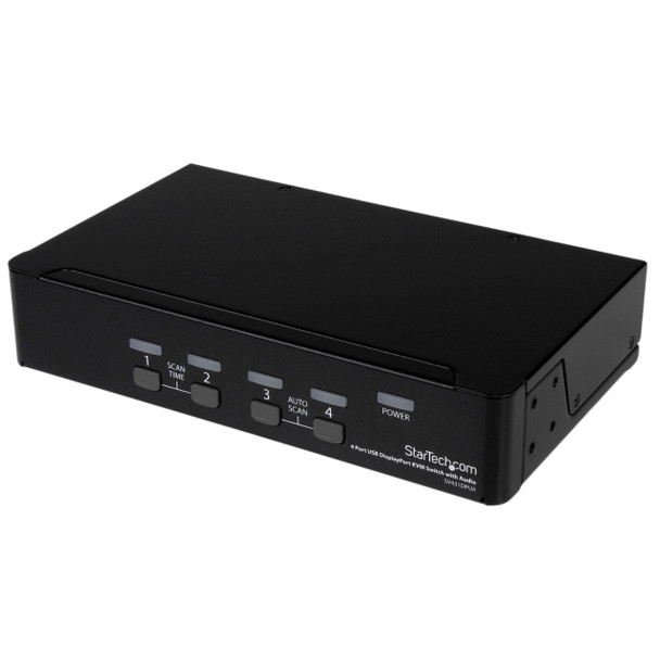 StarTech.com 4 Port USB DisplayPort KVM Switch with Audio 40899