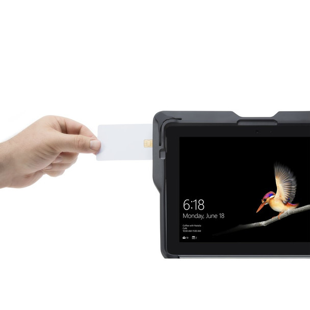 Kensington BlackBelt Rugged Case with Integrated Smart Card Reader (CAC) Reader for Surface Go 97320 085896973201