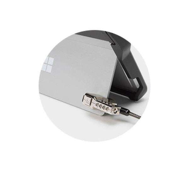 Kensington BlackBelt Rugged Case with Integrated Smart Card Reader (CAC) Reader for Surface Go 97320 085896973201