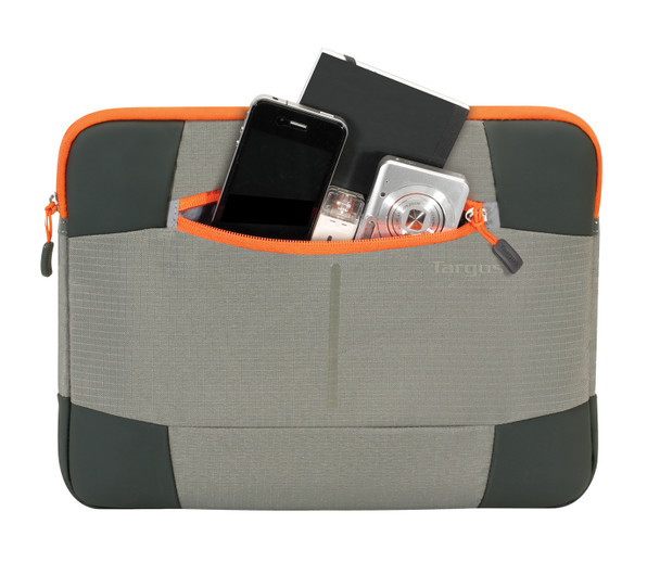 Targus Bex II notebook case 39.6 cm (15.6") Sleeve case Grey, Orange TSS88308 092636315580