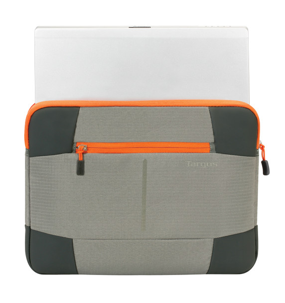 Targus Bex II notebook case 39.6 cm (15.6") Sleeve case Grey, Orange TSS88308 092636315580