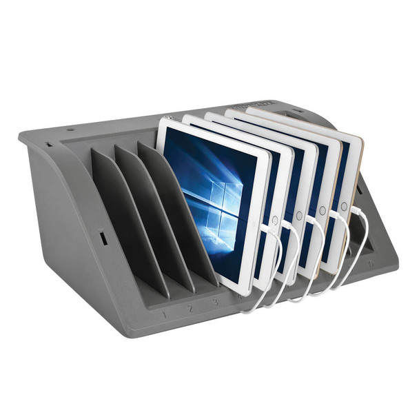 Tripp Lite 10-Device Desktop USB Charging Station for Tablets, Laptops and E-Readers CSD1006USB 037332200082