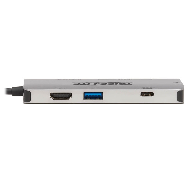 Tripp Lite U442-DOCK5-GY USB-C Dock - 4K HDMI, USB 3.2 Gen 1, USB-A Hub, GbE, Memory Card, 100W PD Charging U442-DOCK5-GY 037332241016