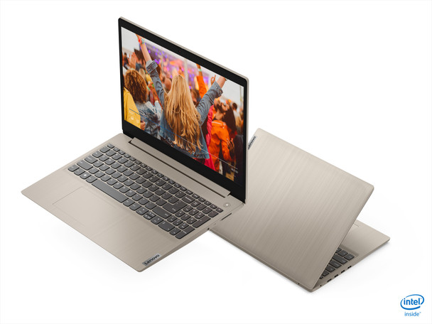 Lenovo IdeaPad 3 Notebook 39.6 cm (15.6") Touchscreen HD Intel Core i3 12 GB DDR4-SDRAM 1000 GB HDD Wi-Fi 6 (802.11ax) Windows 10 Home Almond 81WE006KUS 194778735469