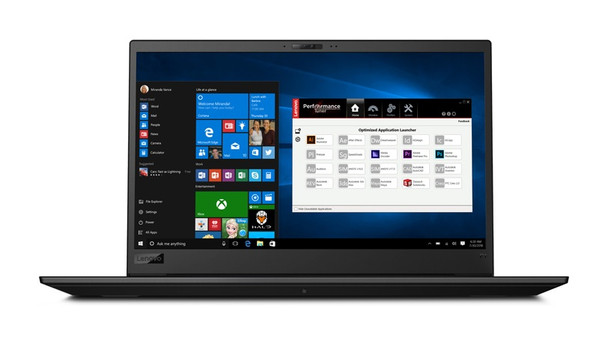 Lenovo ThinkPad P1 Mobile workstation 39.6 cm (15.6") Touchscreen 4K Ultra HD Intel Core i7 32 GB DDR4-SDRAM 1000 GB SSD NVIDIA Quadro P1000 Wi-Fi 5 (802.11ac) Windows 10 Pro Black 20MD003MUS 193268230552