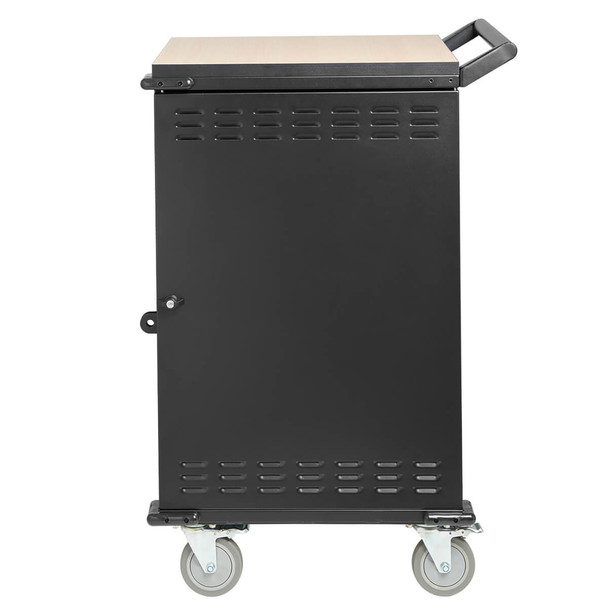 Tripp Lite CSCSTORAGE1 Locking Storage Cart for Mobile Devices and AV Equipment - Black CSCSTORAGE1 037332257116