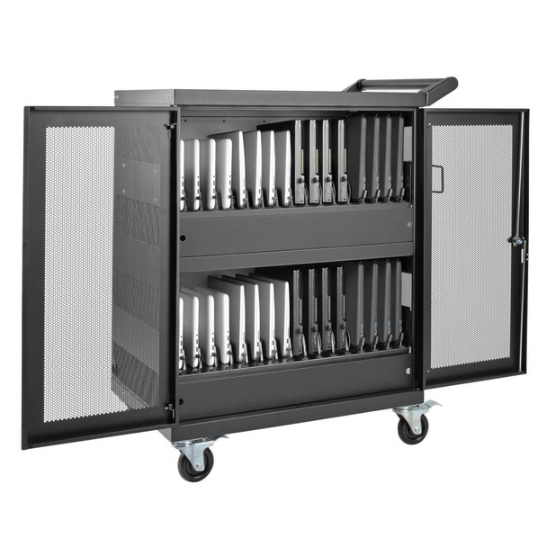 Tripp Lite CSC32AC portable device management cart/cabinet Black CSC32AC 037332191809