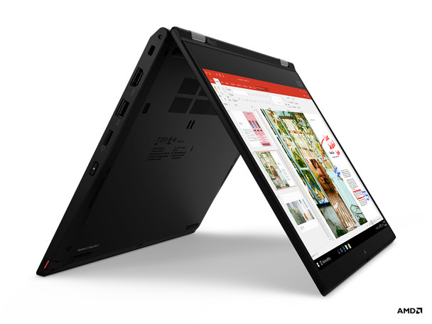 Lenovo ThinkPad L13 Yoga Hybrid (2-in-1) 33.8 cm (13.3") Touchscreen Full HD AMD Ryzen 7 PRO 16 GB DDR4-SDRAM 512 GB SSD Wi-Fi 6 (802.11ax) Windows 10 Pro Black 21AD0029CA