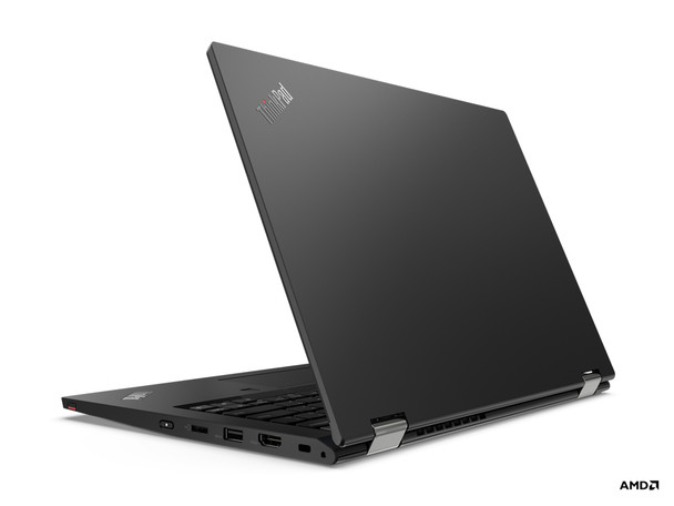 Lenovo ThinkPad L13 Yoga Hybrid (2-in-1) 33.8 cm (13.3") Touchscreen Full HD AMD Ryzen 5 PRO 8 GB DDR4-SDRAM 256 GB SSD Wi-Fi 6 (802.11ax) Windows 10 Pro Black 21AD0027US