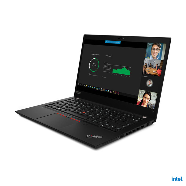 Lenovo ThinkPad T14 Notebook 35.6 cm (14") Full HD Intel Core i7 16 GB DDR4-SDRAM 512 GB SSD Wi-Fi 6 (802.11ax) Windows 10 Pro Black 20W0001KCA