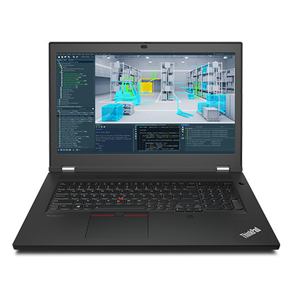 Lenovo ThinkPad P17 Mobile workstation 43.9 cm (17.3") Full HD Intel Core i7 32 GB DDR4-SDRAM 1000 GB SSD NVIDIA RTX A5000 Wi-Fi 6 (802.11ax) Windows 10 Pro Black 20YU001QCA