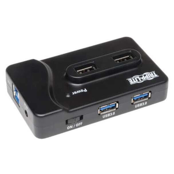 Tripp Lite 6-Port USB 3.0 SuperSpeed Charging Hub - 2x USB 3.0, 4x USB 2.0, 1 charging port U360-412 037332173560