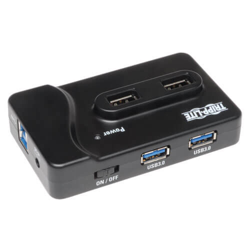 Tripp Lite 6-Port USB 3.0 SuperSpeed Charging Hub - 2x USB 3.0, 4x USB 2.0, 1 charging port U360-412 037332173560