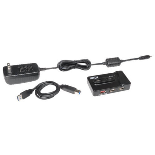 Tripp Lite 6-Port USB 3.0 SuperSpeed Charging Hub - 2x USB 3.0, 4x USB 2.0, 1 charging port U360-412 037332173560
