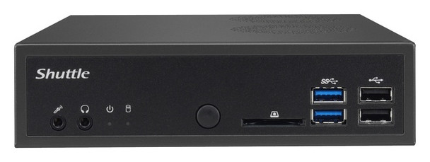 Shuttle XPC slim DH 110 i5-7400 mini PC Intel Core i5 8 GB DDR3L-SDRAM 256 GB SSD Windows 10 Pro Black DH1100-Q26006-IOT