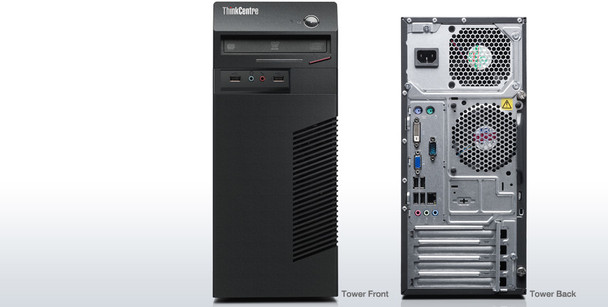 Lenovo ThinkCentre M72e i5-3470 Tower Intel Core i5 2 GB DDR3-SDRAM 500 GB Windows 8 Pro PC Black 3597F7U