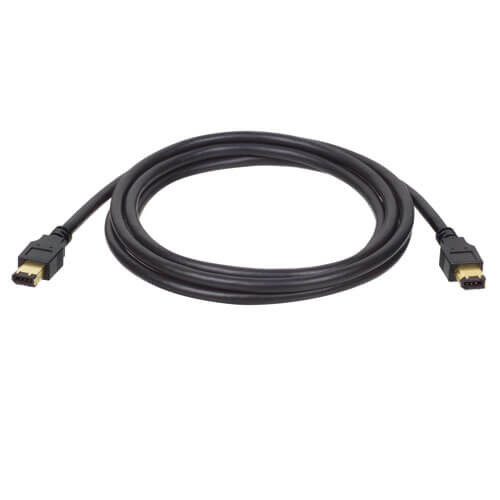 Tripp Lite F005-006 FireWire IEEE 1394 Cable (6pin/6pin M/M) 6 ft. (1.83 m) F005-006 037332011961