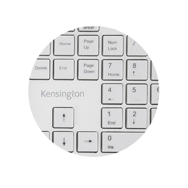 Kensington Pro Fit Ergo Wireless Keyboard and Mouse—Gray 75407 085896754077