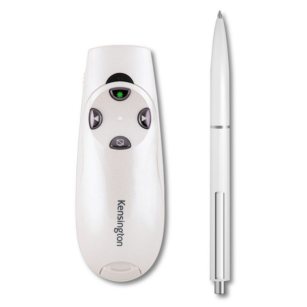 Kensington Presenter Expert wireless presenter RF Pearl, White 75771 085896757719